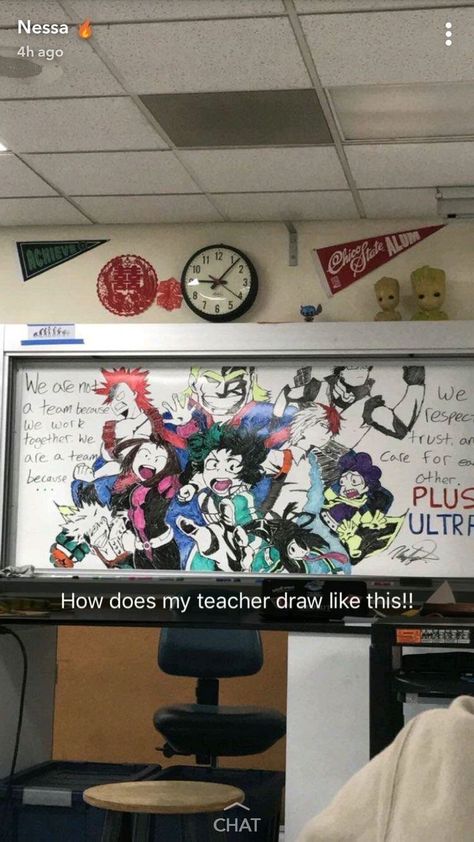 Class 1 A, My Hero Academia Shouto, Ochako Uraraka, Teacher Friends, Memes Anime, Hero Wallpaper, My Hero Academia Memes, Funny Teacher, Buko No Hero Academia