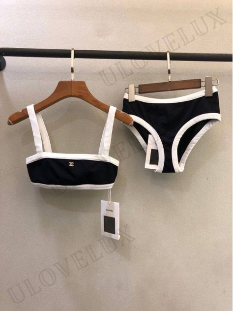 Chanel Swimsuit, Classy Swimwear, Ropa Upcycling, Bag Ysl, European Summer Outfits, Fake Designer, Replica Shoes, Designer Replica, Cute Swimsuits