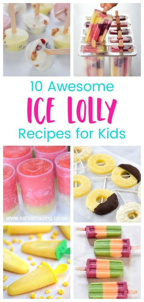 Fruit Smoothies For Kids, Lolly Recipes, Maklike Resepte, Fruit Lollies, Ice Lolly Recipes, Cake Children, Bump Cake, Baby Bump Cakes, Ice Pop Recipes