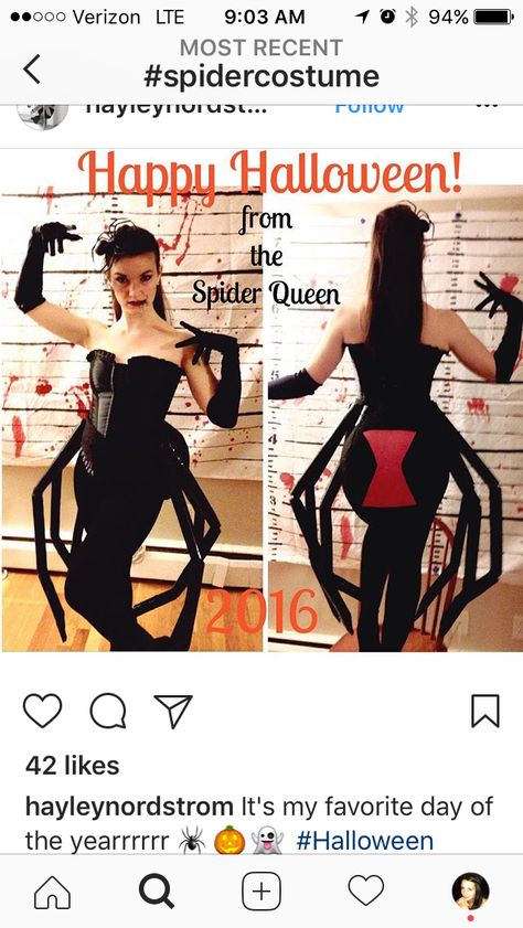 Woman Spider Costume, Spider Queen Costume Diy, Spider Legs Costume, Spider Costume Diy Women, Spider Halloween Costume Women, Cute Spider Costume, Womens Spider Costume, Diy Spider Costume Women, Spider Costume Woman