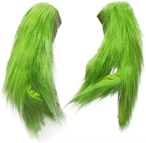 Amazon.com : grinch mask Monster Gloves, Grinch Mask, Grinch Costumes, The Mask Costume, Christmas Mask, Grinch Hands, Green Gloves, Monster Mask, Halloween Party Props