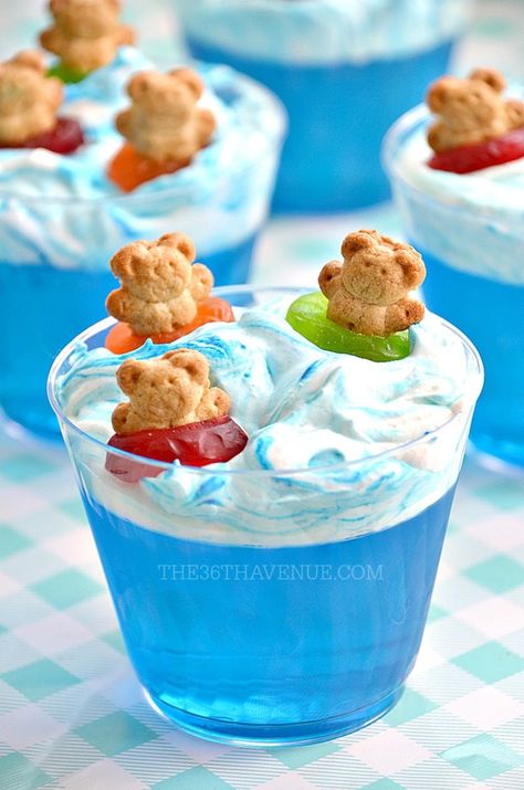 Desserts For Pool Party, Jello Dessert, Pool Party Food, Dessert Places, Jello Desserts, Kids Treat, בר מצווה, Summer Snacks, Snacks Für Party