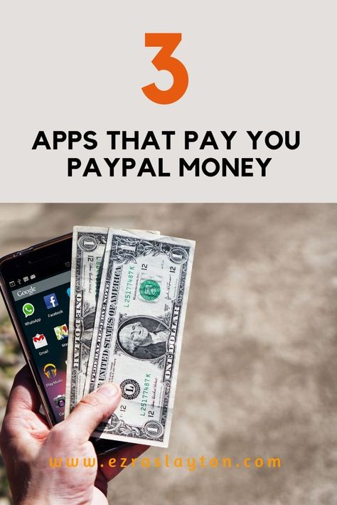 Are you looking for apps that pay you PayPal money? I've selected three of the best apps that pay you real money and am sharing them on my YT channel. #appsthatpay #appsthatpayyou #appsthatpaycash #appsthatpayyoumoney #appsthatpayme #appsthatpays Apps That Pay You, Apps List, Apps That Pay, Money Apps, Paypal Money, Yt Channel, One Dollar, Real Money, Best Apps