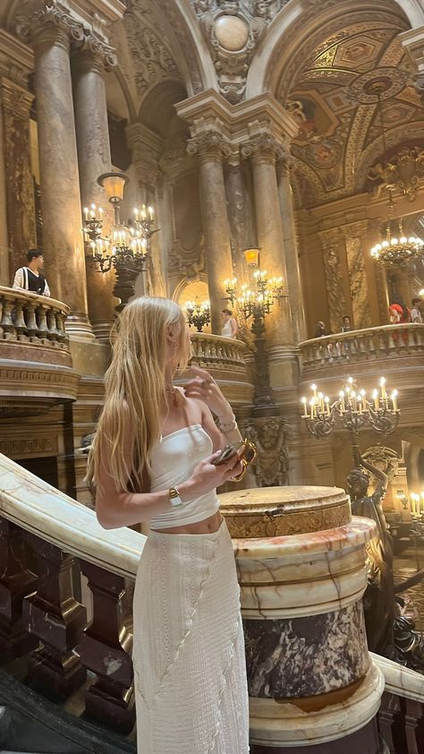 luxury lifestyle aesthetic Paris Garnier Opera, Paris Opera Outfit, Opera Garnier Paris Outfit, Summer In Paris Aesthetic, Paris Summer Aesthetic, New York Life Aesthetic, London Life Aesthetic, Opera Outfit, Paris Trip Outfits