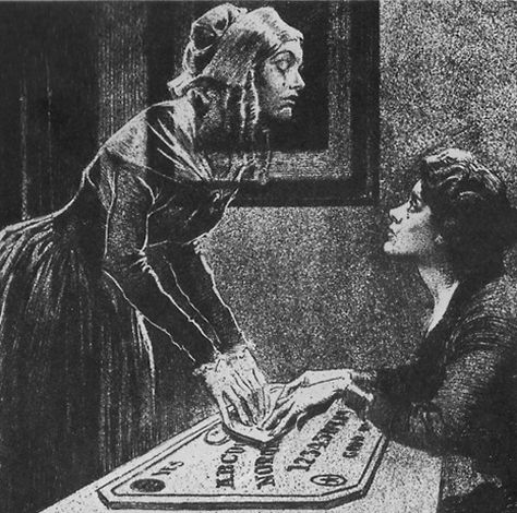 Horror Vintage, Ouija Board, Dark Art, Dark Aesthetic, Supernatural, Fantasy Art, We Heart It, Ghost, Witch