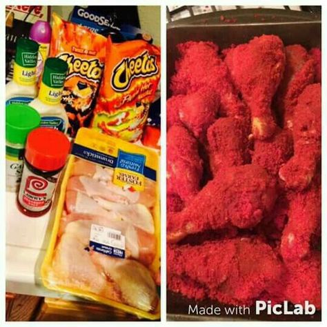 Takis Recipe Ideas, Hot Cheeto Chicken, Cheeto Chicken, Cheetos Recipes, Hot Cheetos Chicken, Cheetos Recipe, Hot Cheetos, Mexican Snacks, Sleepover Food