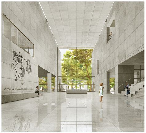 Museum Space Design, Taehyung Museum, Museum Entrance Design, Museum Lobby, Museum Illustration, Gallery Entrance, Kolumba Museum, Museum Entrance, Museum Architect