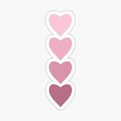 Heart Aesthetic Sticker, Cute Stickers Printable Aesthetic, Pink Stickers Printable, Pink Printable Stickers, Cute Pink Stickers, Pink Aesthetic Stickers, Aesthetic Journal Stickers, Pink Heart Aesthetic, Pink Heart Sticker