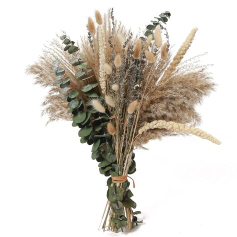 PRICES MAY VARY. 🌿 Decor for All Seasons ---The natural dried flower arrangements make a sweet statement all year long.The rustic dried flower decor makes them an especially lovely accent for every season. None of the beautiful dried flowers scream “seasonal,” meaning you can keep them in vases as the holidays roll by. 🌿Long Lasting:---Decorating with dried flowers is a lovely way to bring the beauty of nature into your home all year round without water and trim. Dried flowers decorations has Easy Centerpieces, Floral Arrangements For Home, Eucalyptus Diy, Diy Floral Arrangements, Decoration Plants, Plant Styling, Plants Aesthetic, Decorative Plants, Eucalyptus Bouquet