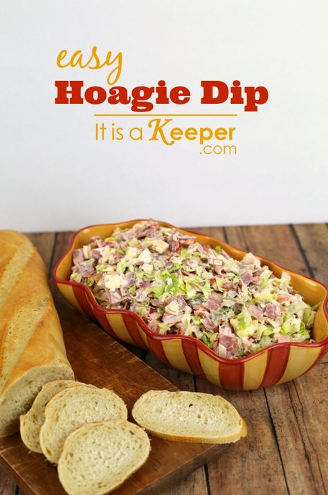 Hoagie Dip - It Is a Keeper Hoagie Dip, Pepperoni Recipes, Snack Dip, Football Food, Easy Appetizer Recipes, Yummy Dips, Party Food Appetizers, Dip Recipes, Yummy Appetizers