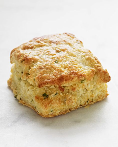 These savory herb-buttermilk biscuits have dill, chives, and rosemary baked right inside. Herb Biscuits, Buttermilk Biscuits Recipe, Pbs Food, Martha Stewart Recipes, Savory Herb, Biscuit Rolls, Cloud Bread, Buttermilk Biscuits, Picnic Foods