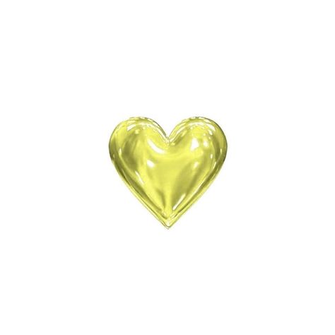 Yellow Heart Icon, Yellow Y2k, Word Decor, Fun Crafts To Do, Logo Design Typography, Bubble Art, Aura Colors, Heart Pictures, Yellow Heart