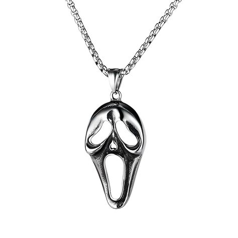 PRICES MAY VARY. Scream in style with our Ghostface necklace collection, featuring a variety of horror movie-inspired designs. Our Ghostface jewelry line includes necklaces, bracelets, and charms that are perfect for any scary movie fan. Add some screaming flair to your outfit with our ghost face keychain and iced out chain options. Our horror collection includes ghostface stuff and other scream accessories for women that are sure to add a spooky touch to your home decor. For a Halloween party o Ghostface Jewelry, Ghostface Items, Ghostface Necklace, Scream Accessories, Ghostface Keychain, Ghost Mask, Horror Collection, Face Necklace, Ghost Face