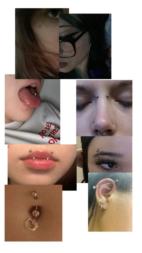 A shit ton of piercings I want Tongue Piercing Jewelry, Diamond Teeth, Cool Piercings, Cute Piercings, Facial Piercings, Tongue Piercing, Face Earrings, Body Jewelry Piercing, Body Modifications