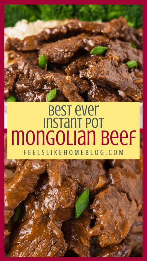 Chinese Food Recipes Beef, Beef In The Instant Pot, Instant Pot Mongolian Beef, Keto Chinese Food, Instant Pot Chinese, Food Recipes Beef, Beef Crock Pot, Keto Chinese, Low Carb Instant Pot Recipes