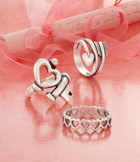 James Avery Sterling Silver Arrow & Heart Ring | Dillard's James Avery Bracelet, Pandora Bracelet Charms Ideas, Xoxo Jewelry, James Avery Rings, James Avery Charms, Arrow Heart, Jewelry Wishlist, Silver Arrow, Fever Dream