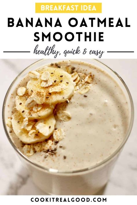 Oats Smoothie Recipes, Banana Oat Smoothie, Banana Oatmeal Smoothie, Oatmeal Smoothie, B12 Injections, Bhumi Pednekar, Vicky Pattison, Resep Smoothie, Oat Smoothie