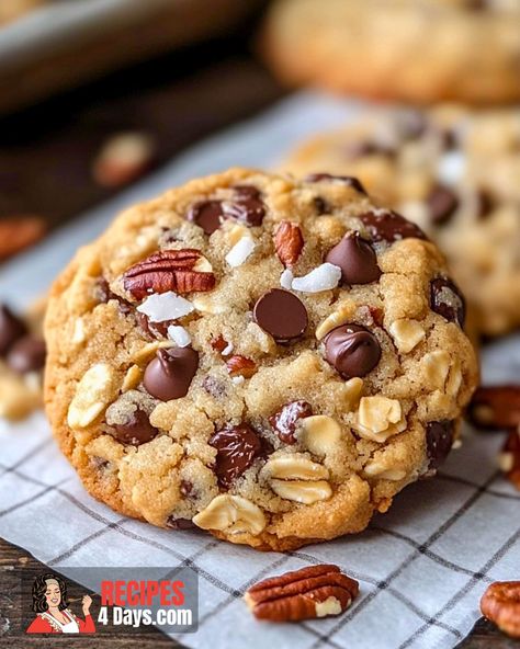 Cowboy Cookies Easy Cowboy Cookies Recipe, Cowboy Cookies Recipe Pioneer Woman Ree Drummond, Cowboy Cookies Recipe Pioneer Woman, Cowboy Biscuits, Cow Patty Cookies, Cowboy Desserts, Cowboy Cookies Recipe, Cow Patties, Cowboy Cookie