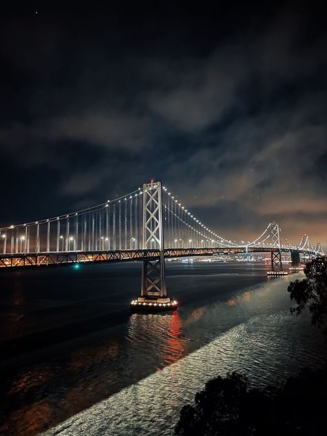 #sanfran #california #baybridge #bay #city #night Bay Area Aesthetic, Yay Area, Bay Area California, City Night, Bay City, Celebrity Wallpapers, The Bay Area, San Fran, California Dreaming