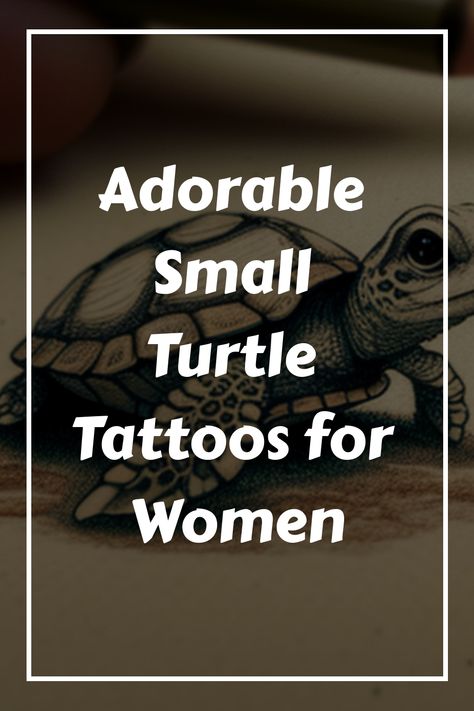 Discover the beauty and symbolism of small turtle tattoos for women and men. These simple yet meaningful designs capture the essence of strength, wisdom, and protection. Whether you're seeking a delicate wrist tattoo or a discreet ankle ink, small turtle tattoos are a perfect choice. Let these tiny creatures remind you to embrace life's journey with grace and resilience. Explore our collection for inspiration and find your ideal small turtle tattoo today! Small Hawaiian Turtle Tattoos, Feminine Turtle Tattoos, Sea Turtle Memorial Tattoo, Cute Turtle Tattoos For Women, Turtle Tattoo Small Simple, Small Sea Turtle Tattoos For Women, Small Turtle Tattoos For Women, Baby Sea Turtle Tattoo, Baby Turtle Tattoo