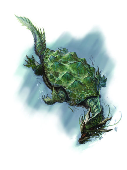 Dragon Turtle by William O'Connor Dragon Turtle, Turtle Tattoo Designs, Legendary Dragons, Beast Creature, Turtle Tattoo, Cool Monsters, Alien Concept Art, Turtle Art, Dungeons And Dragons Homebrew