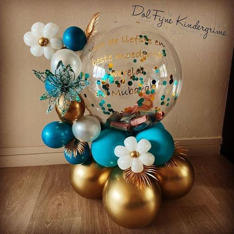 Balloon Bouquet Delivery, Balloon Bouquet Diy, Idee Babyshower, Bouquet Delivery, Balloon Crafts, Diy Balloon Decorations, Balloon Arrangements, Birthday Balloon Decorations, Balloon Gift