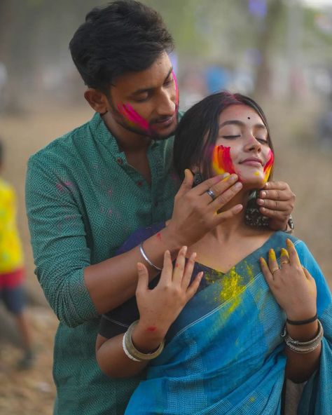 Holi Hd Photo, Holi Couple, Holi Photo, Holi Images, Instagram Couples, Photoshop Tutorial Photo Editing, Cute Couples Photography, Best Pose For Photoshoot, Hollywood Movie