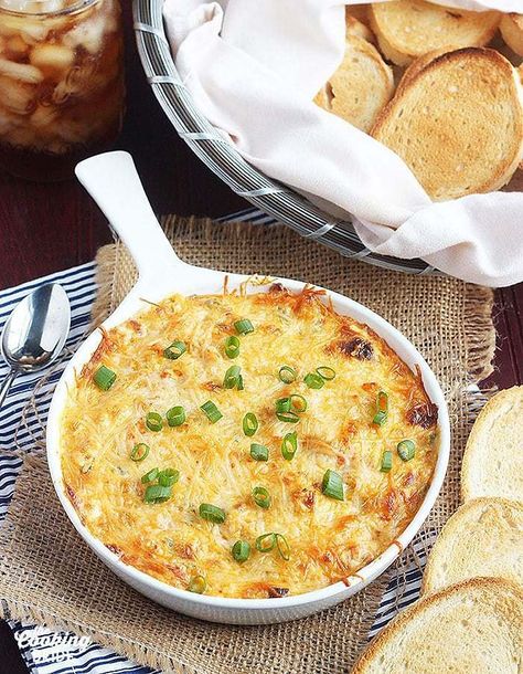 Hot Baked Crawfish Dip | eatdrinkmississippi Crawfish Dip Recipes, Hot Crawfish Dip Recipe, Crawfish Dip, Apricot Glazed Chicken, Shrimp And Crab Boil, Crawfish Recipes, Persimmon Recipes, Holiday Appetizers Recipes, Bama Football