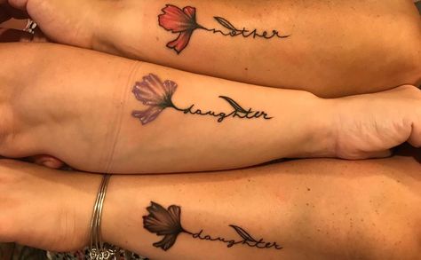 Mom And Daughter Tattoos For 3, Mom And Two Daughter Tattoos, Mother And Two Daughters Tattoo, Cute Mom And Daughter Tattoos, Mother Daughter Tattoos For 3, Mother And Daughter Tatoos, Mum And Daughter Tattoo, Mommy Daughter Tattoos, Matching Tattoo Ideas