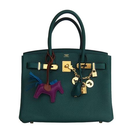 Hermes Birkin Bag 30cm Malachite Emerald Green Clemence Gold Hardware | World's Best Rain Cistern, Birkin Gold, Handbags Green, Colorful Handbags, Green Handbag, Luxury Purses, Hermes Handbags, Hermes Bags, Satchel Handbags