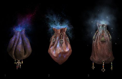 Sindri's Magic Bag Concept Art from God of War #art #artwork #gaming #videogames #gamer #gameart #conceptart #illustration Bag Concept Art, Adventure Bags, Props Concept, Magic Bag, Coin Art, Fantasy Props, Game Props, Concept Art Character, Dungeons And Dragons Homebrew