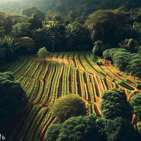 Agroforestry: an innovative solution Syntropic Agroforestry, Perma Garden, Sydney + Core + Aesthetic, Agriculture Aesthetic, Farming Art, Farm Community, Agriculture Design, Community Supported Agriculture, Sustainable Eating