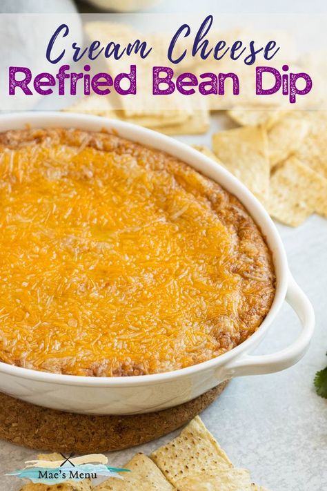 Trash Dip Recipe, Taco Bean Dip, Hot Bean Dip, Cream Cheese Bean Dip, Bean Cheese Dip, Mexican Bean Dip, Texas Trash Dip, Refried Bean Dip, Bean Salads