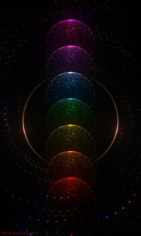 ⋆｡✧˚♣ wallpaper gif ♣˚✧｡⋆ Chakra Aesthetic Wallpaper, Black Light Aesthetic, Aesthetic Colorful Wallpaper, Chakras Aesthetic, Gif Wallpaper Aesthetic, Cool Wallpapers Gif, Background Design Ideas, Beautiful Background Designs, Gif Wallpapers