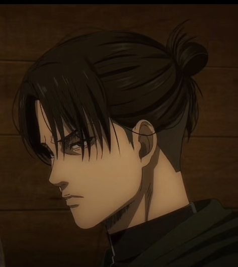 Levi Pfp, Pretty When I Cry, Levi Fanart, Attack On Titan Aesthetic, L Wallpaper, Captain Levi, Hottest Anime Characters, Man Bun, Attack On Titan Fanart