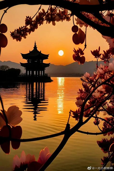 Guerriero Samurai, Easy Photography Ideas, Asian Landscape, Chinese Landscape Painting, Lovely Flowers Wallpaper, Chinese Landscape, Japanese Landscape, Beautiful Locations Nature, Japanese Painting