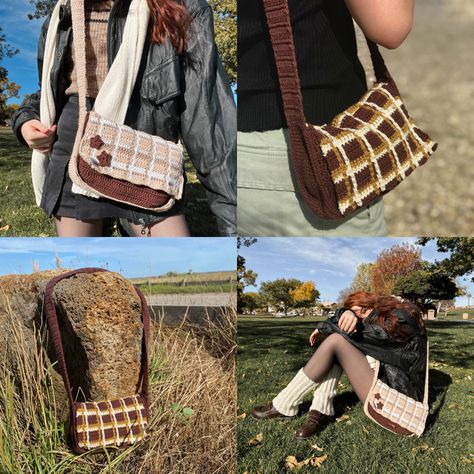 Crochet Messenger Bag Free Pattern, Crochet Crossbody Bag Pattern, Crochet Satchel, Sling Bag Crochet, Crochet Messenger Bag, Sling Bag Pattern, Crochet Sling Bag, Bag Crochet Pattern, Diy Crochet Bag