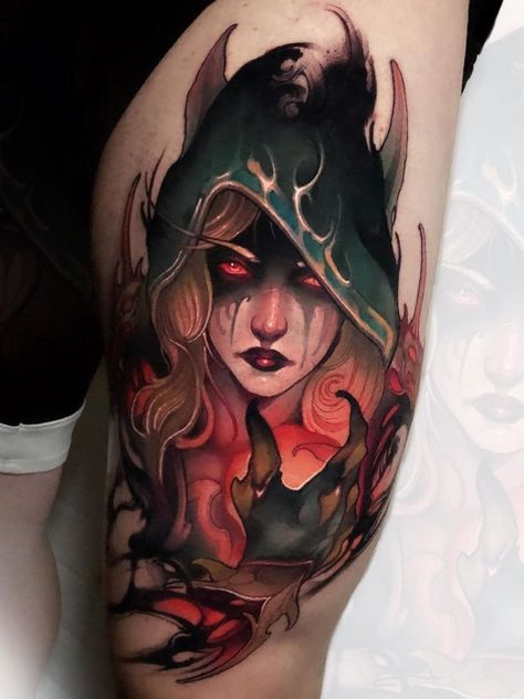 Ramón on Twitter: "Oash Rodriguez > Sylvanas Windrunner (Warcraft) #tattoo #ink #art… " Men Sleeve Tattoos, Warcraft Tattoo, Tattoo Men Sleeve, Tattoo Full Sleeve, Ink Art Tattoo, Tattoo New School, Tattoos Celtic, Tatu Baby, Celtic Tattoo Symbols