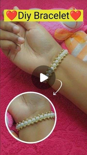 Bracelet Homemade, Easy Bracelet, 100k Views, Diy Wire Jewelry, Instagram Diy, Artist Gifts, Handmade Jewelry Diy, Crafts Handmade, Bracelet Crafts