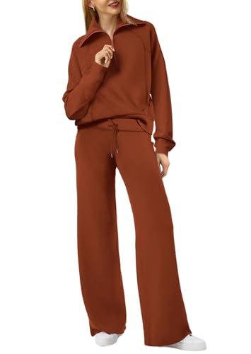 Sweatsuit Set, Coffee Color, Half Zip Sweatshirt, Workout Running, Athleisure Wear, Sports Wear, Long Jumpsuits, Exercise Fitness, Active Wear Outfits