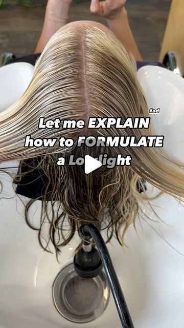 Adrienne Dara Stephenson/ Hair Education & Tutorials on Instagram: "Thank you to @saloncentric for partnering with me here!  Lowlighting can be confusing. Especially, when you are trying to understand :  How many series should be in your formula?  AND  Which series should be in your formula?  Allow me to simplify your thinking….   When dealing with a porous blonde you need three elements in your lowlight:  WARM: to act as a fill for the missing pigment  COOL: Control that fill from being too intensified  NEUTRAL: To provide a neutral foundation to the tone   So how can you remember this? I want you to think of 3 of the 4 seasons: Summer, Winter & Fall  Summer is your FILL Winter is your COOL Fall is your NEUTRAL (the perfect mix between warmth and cool)   Now knowing this we can always thi Lowlight Color Formula, How To Lowlights For Blondes, Lowlight Formula Shades Eq, Level 7 Blonde, Hair Education, The 4 Seasons, Redken Hair Color, Redken Hair Products, Hair Color Formulas