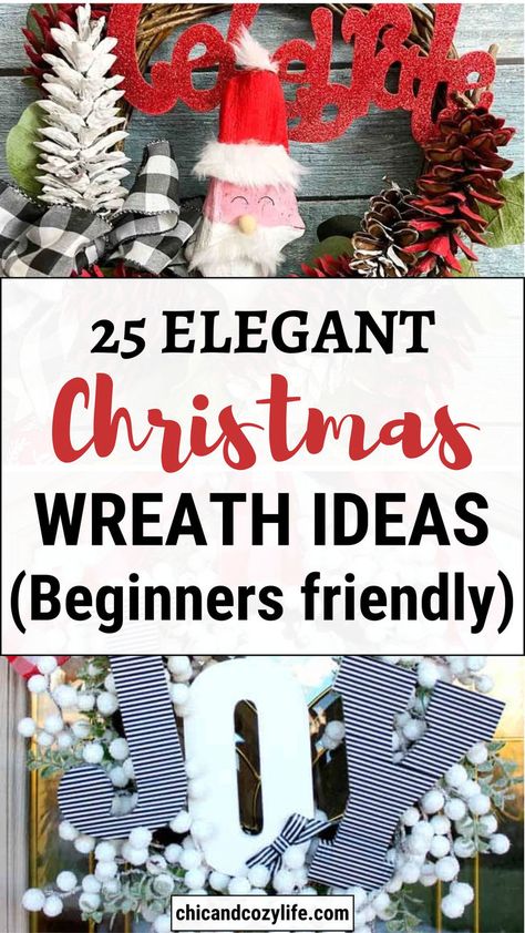 Christmas Wreaths- christmas wreaths diy easy, homemade christmas wreaths, holiday wreaths diy, christmas wreaths to make, christmas wreaths, holiday wreaths diy, homemade christmas wreaths, christmas wreaths diy easy, outdoor christmas wreaths, large christmas wreaths. Large Christmas Wreaths, Elegant Christmas Wreaths, Holiday Wreaths Diy Christmas, Make Christmas Wreaths, Diy Christmas Crafts To Sell, Diy Projects Christmas, Homemade Christmas Wreaths, Ribbon Wreath Diy, Wreaths Diy Easy