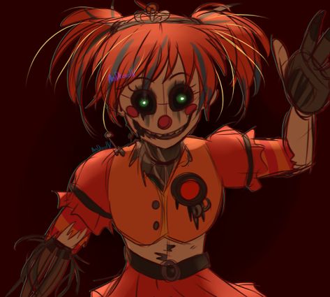 Guch scrap baby spoopy art😃😃😃😃😁😁😁 Scrap Baby Fanart, Foxy And Mangle, Funtime Freddy, Fnaf 5, Fnaf Baby, Fnaf 4, Baby Tumblr, Fnaf Sister Location, Baby Icon