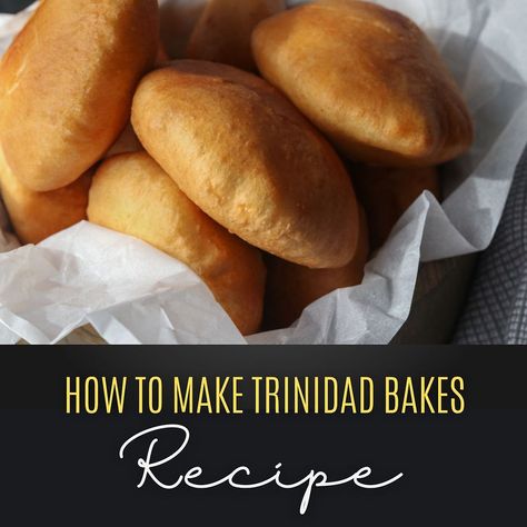 West Indian Bakes, Trini Fry Bake Recipe, Fried Bakes Caribbean, Fried Bake Trinidad, West Indian Recipes Trinidad, Trinidad Christmas Food, Coconut Bake Trinidad Recipe, Fry Bake Trinidad Recipe, Coconut Drops Recipe Trinidad