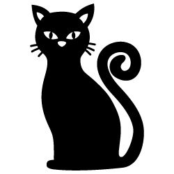 Cat Svg Free, Halloween Cat Template Free Printable, Cat Silhouette Svg Free, Black Cat Stencil Halloween, Halloween Cat Svg, Free Kitten Svg Files For Cricut, Black Cat Svg, Black Cat Svg Halloween, Black Cat Silhouette