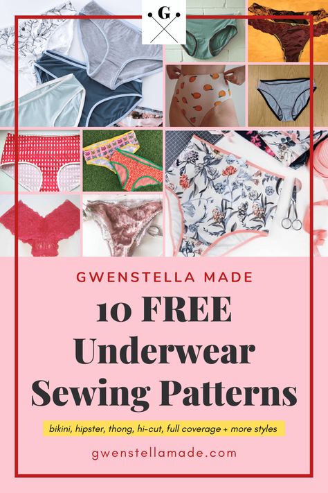 Panty Sewing, Patterns For Sewing, Diy Clothes Patterns, Apparel Sewing, Bra Sewing Pattern, Shop Tattoo, Bralette Pattern, Lingerie Patterns, Patterns Dress