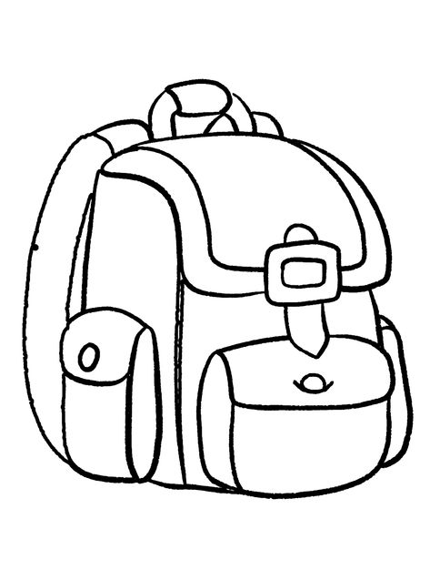 Bag - Lol Coloring Pages Backpack Coloring Page, Drawing Bag, Cute Illustration, Graphic Resources, Coloring Pages, Doodles, Clip Art, Comics, Drawings