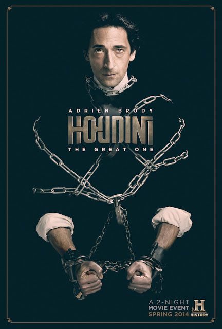 WILD ABOUT HARRY: Ernesto Portillo Houdini Miniseries poster concept... Magic Show Poster, Harry Houdini Quotes, The Magicians Poster, Harry Houdini Poster, Escaping From Houdini, Houdini Poster, Houdini Simulation, Magic Illusions, Adrien Brody