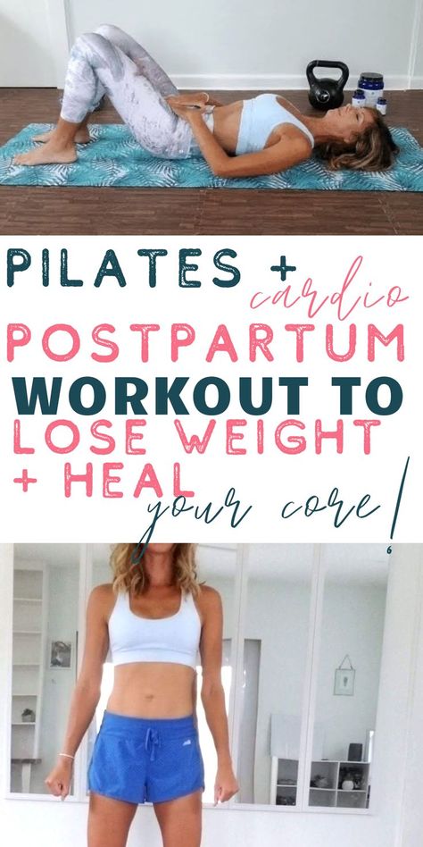 Pilates Workout Postpartum, Post Partum Pilates, Postpartum Pilates, Postpartum Advice, Postpartum Exercises, Pilates Cardio Workout, After Baby Workout, Postpartum Workout Plan, Fit Lady