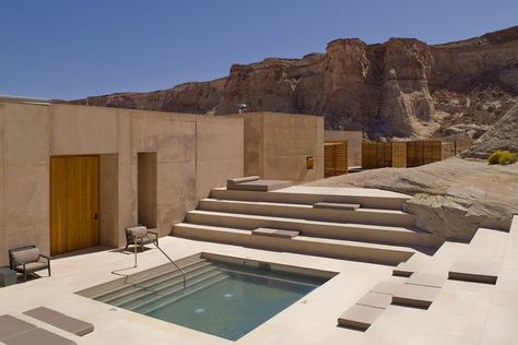 Design Traveler: Amangiri – Greige Design Amangiri Hotel, Amangiri Resort, Desert Resort, Desert Homes, Best Spa, Desert Painting, Luxury Suite, Luxury Accommodation, Outdoor Swimming